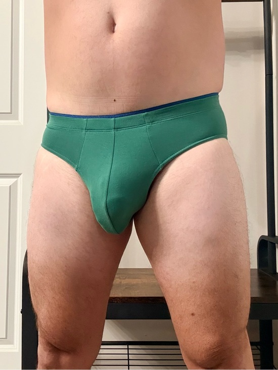 Jockey Other - Jockey Green Men's Briefs with Blue Waistband Trim